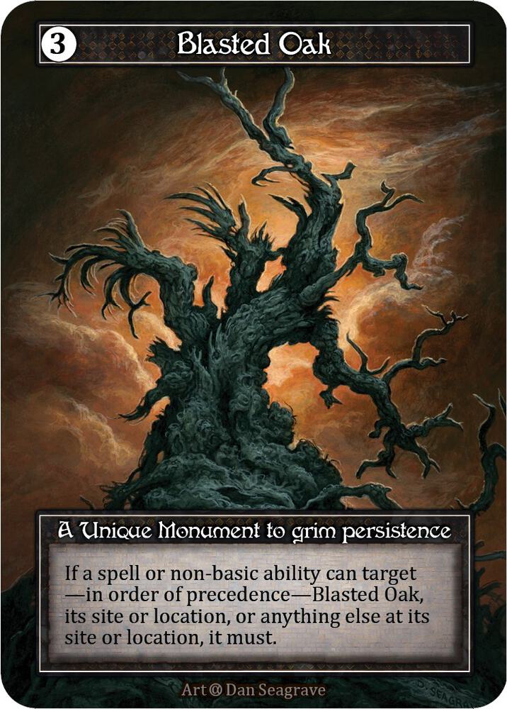 Blasted Oak - Alpha (Foil)