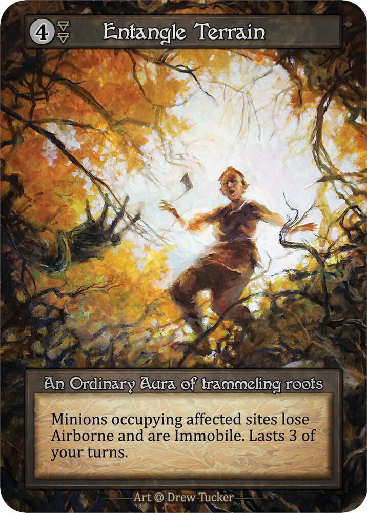 Entangle Terrain (Preconstructed Deck) - Alpha (Non-Foil)