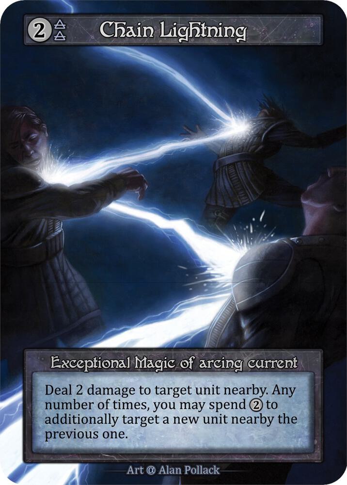 Chain Lightning (Preconstructed Deck) - Alpha (Non-Foil)