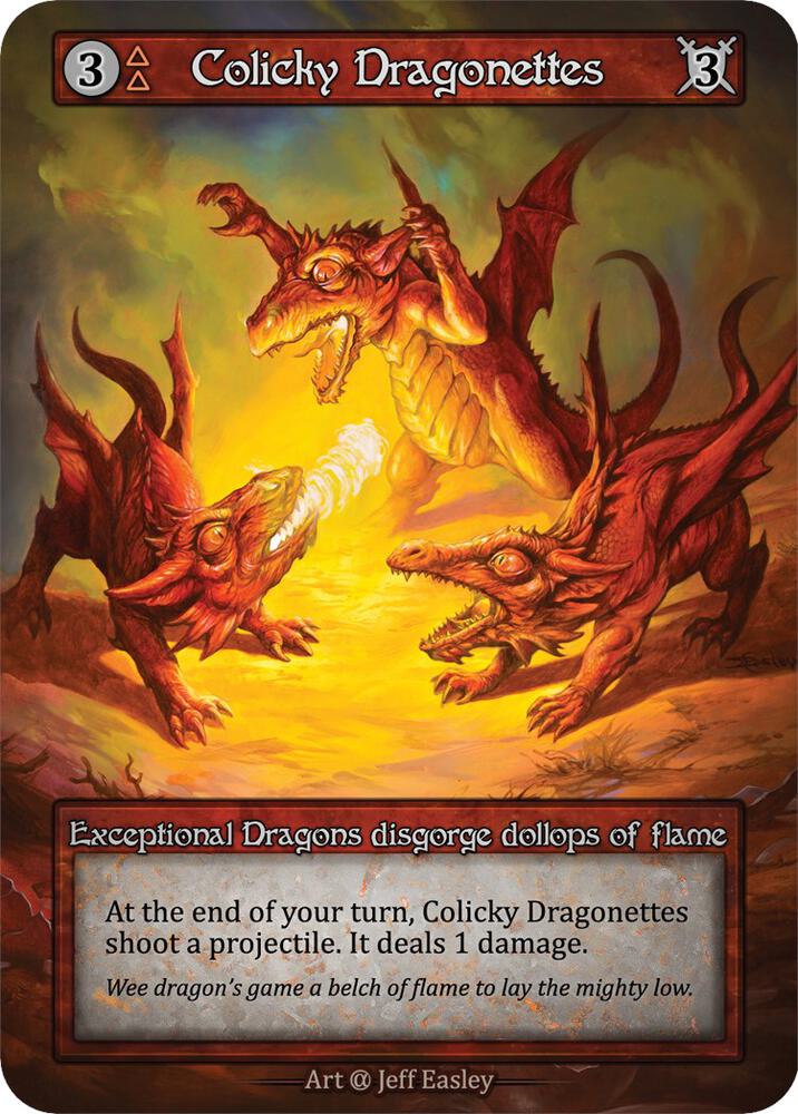 Colicky Dragonettes (Preconstructed Deck) - Alpha (Non-Foil)