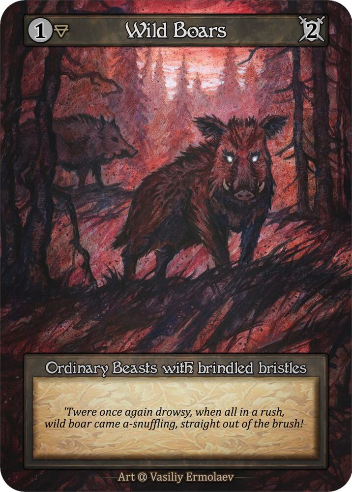 Wild Boars (Preconstructed Deck) - Alpha (Non-Foil)