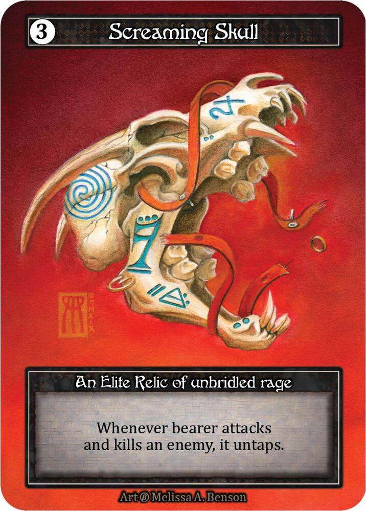 Screaming Skull - Beta (Foil)