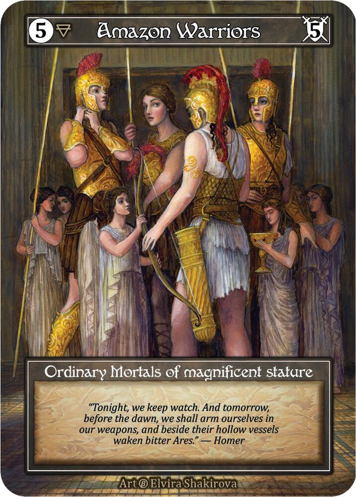 Amazon Warriors - Beta (Foil)