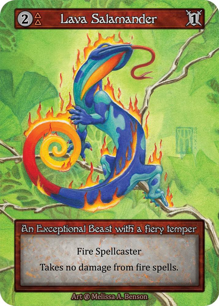 Lava Salamander - Beta (Non-Foil)