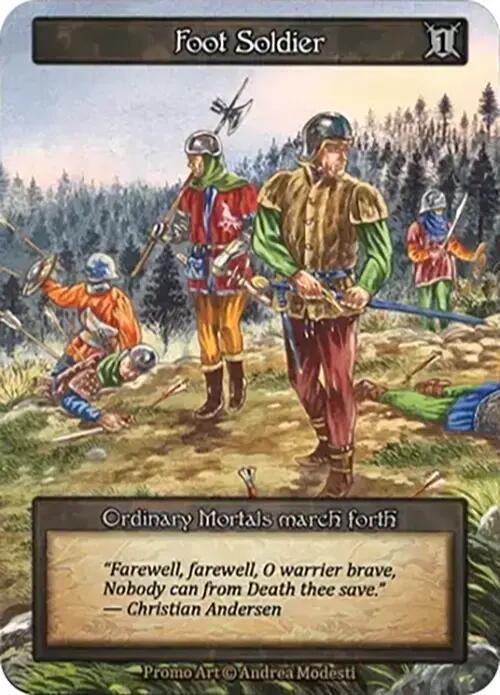 Foot Soldier (Forest) - Dust Reward Promos (Non-Foil)