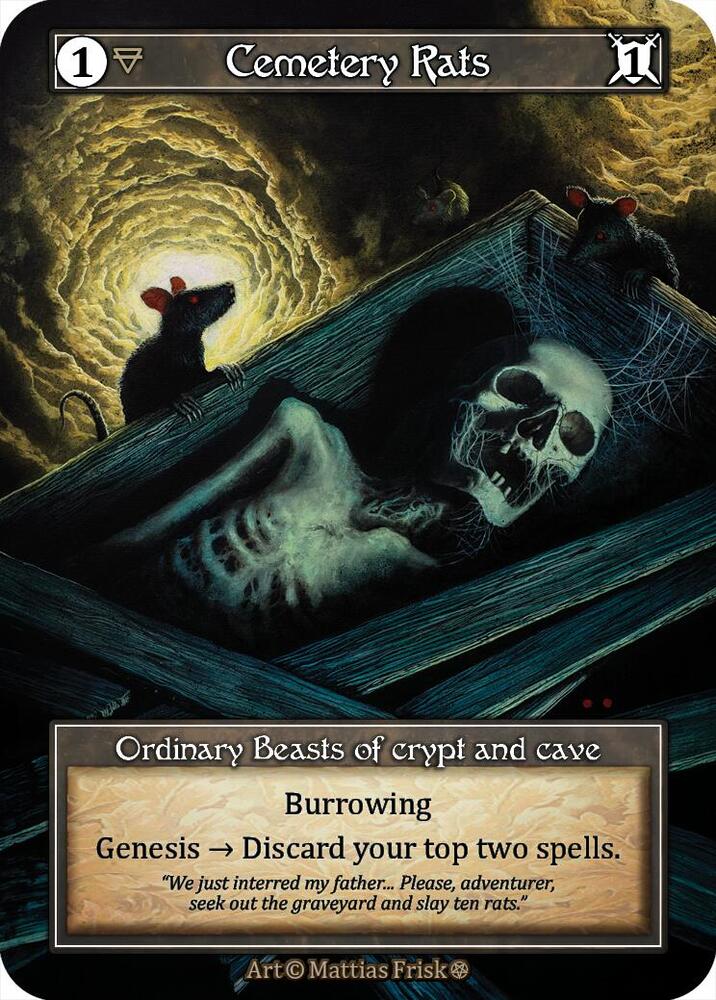 Cemetery Rats - Gothic (Foil)