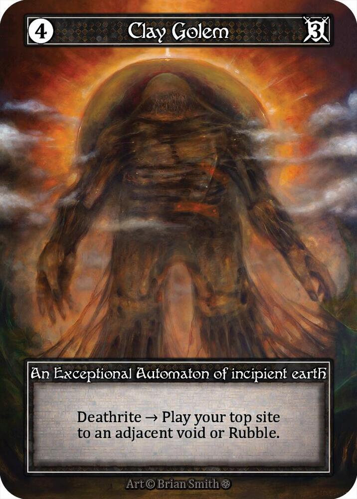 Clay Golem - Gothic (Foil)