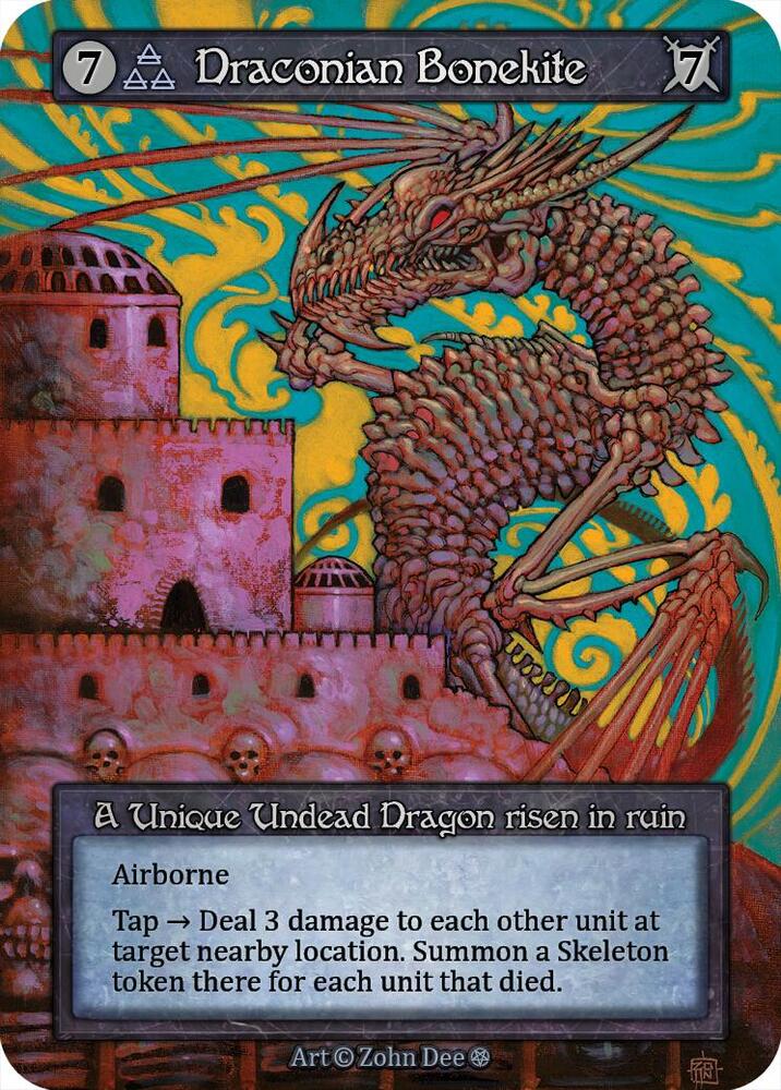 Draconian Bonekite - Gothic (Non-Foil)