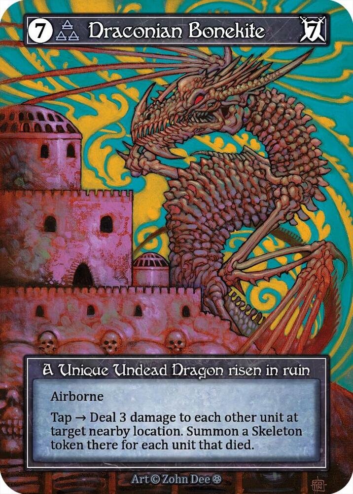 Draconian Bonekite - Gothic (Foil)