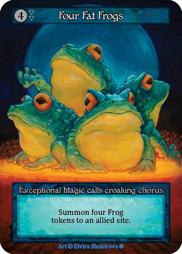 Four Fat Frogs - Gothic (Non-Foil)