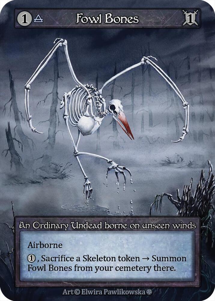 Fowl Bones - Gothic (Non-Foil)