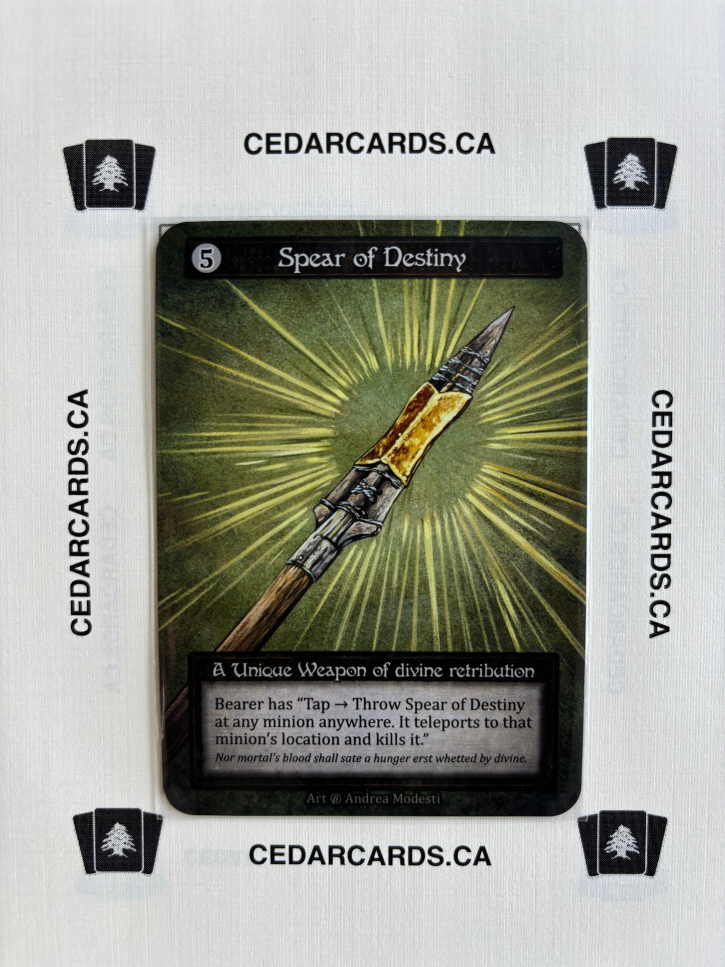 Spear of destiny – Beta (Non-Foil)