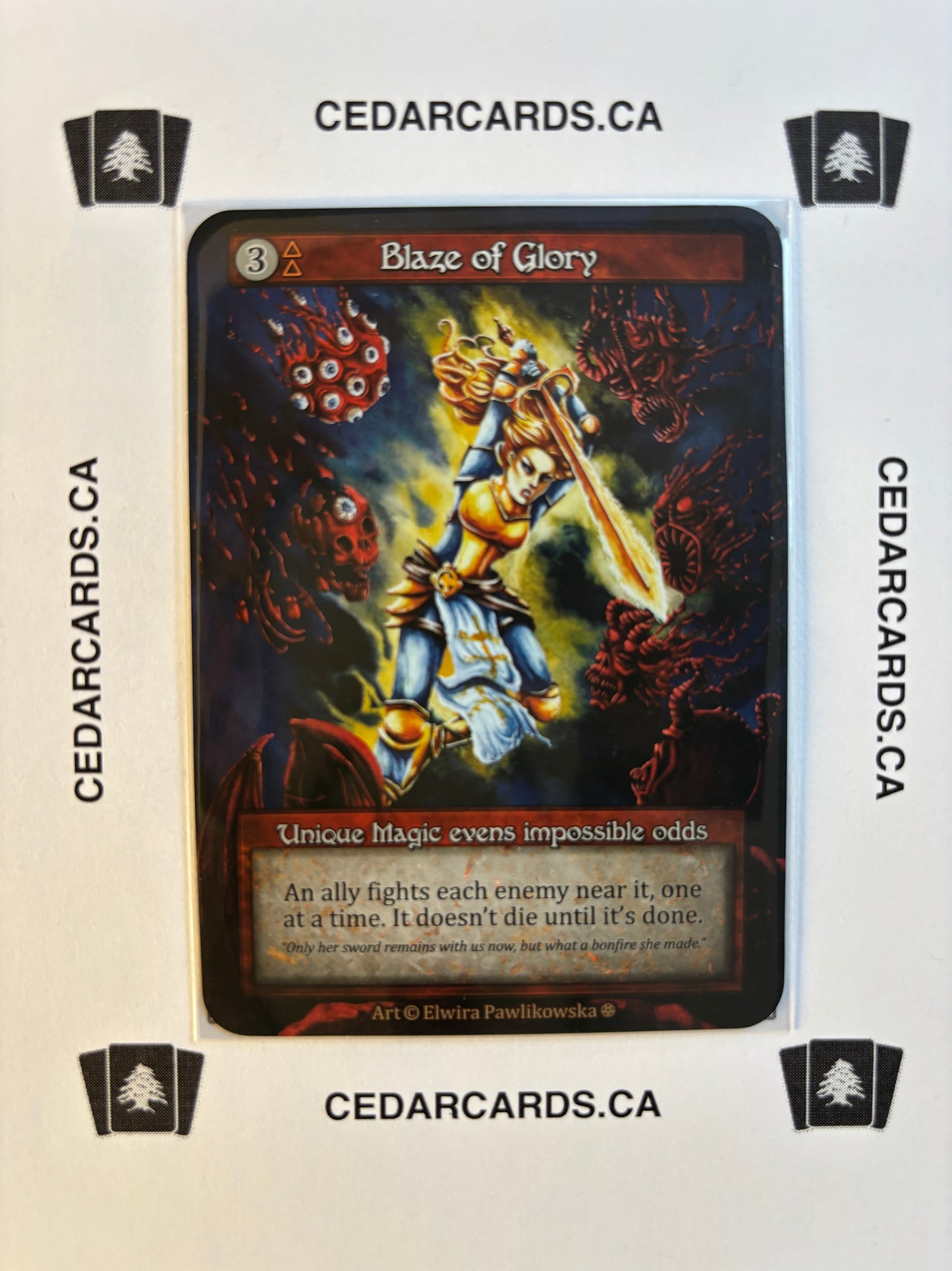 Blaze of Glory – Gothic (Non-Foil)