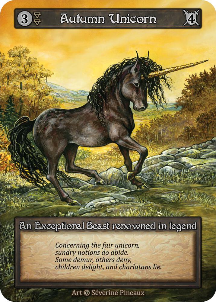 Autumn Unicorn - Alpha (Non-Foil)