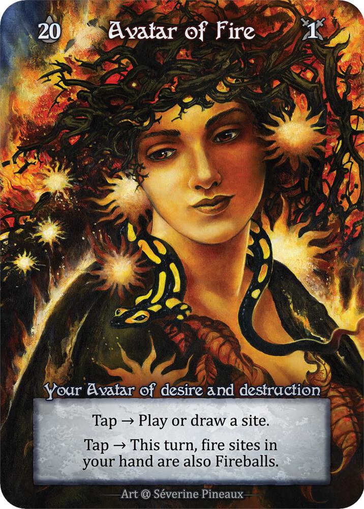 Avatar of Fire (Preconstructed Deck) - Alpha (Non-Foil)