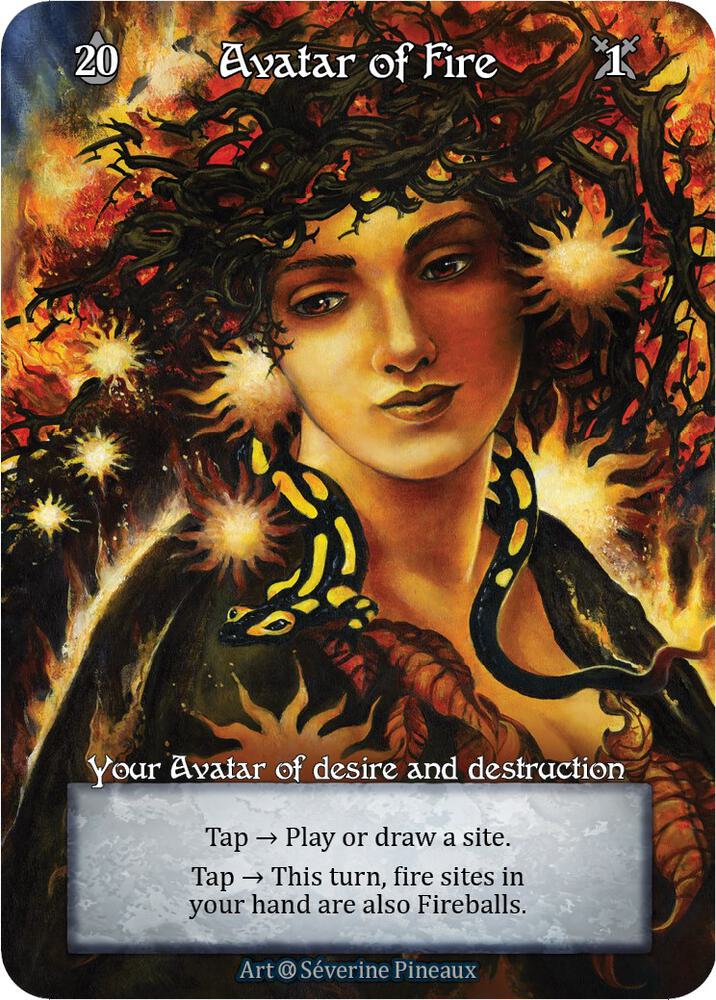 Avatar of Fire - Alpha (Foil)