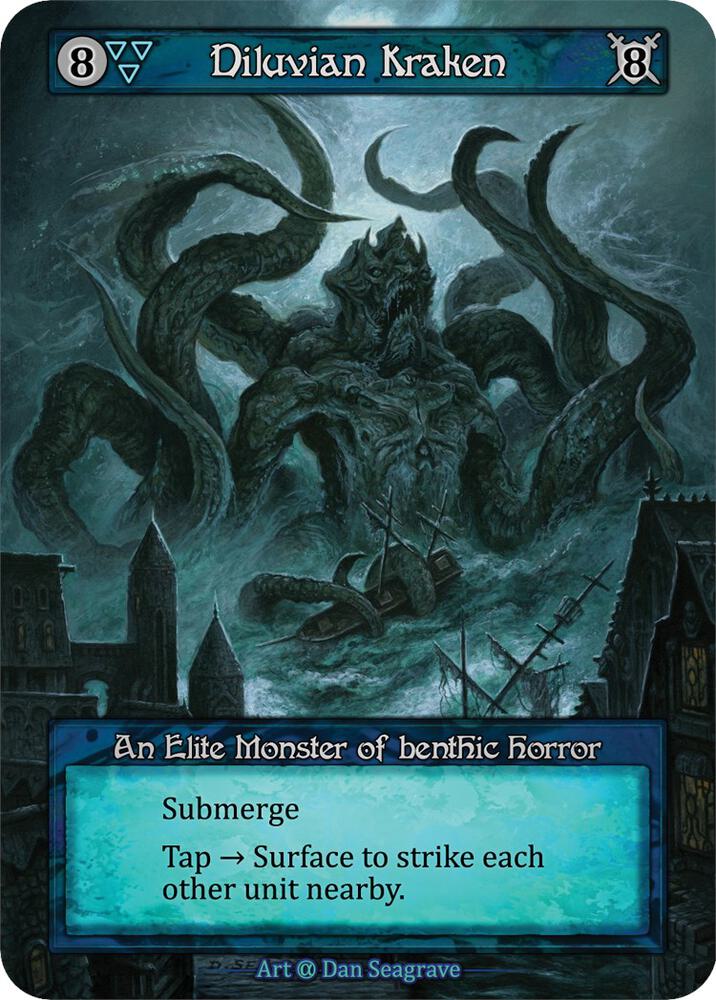 Diluvian Kraken (Preconstructed Deck) - Alpha (Non-Foil)
