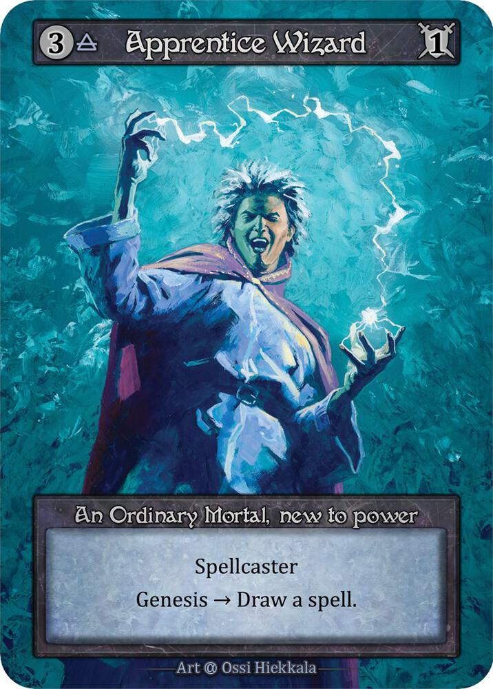 Apprentice Wizard (Preconstructed Deck) - Alpha (Non-Foil)