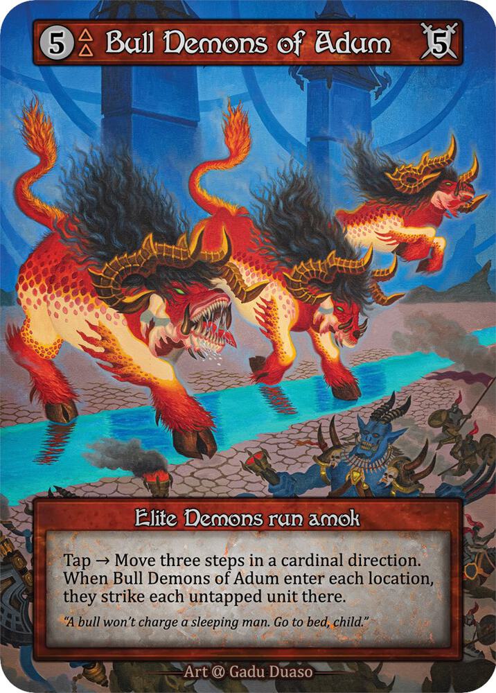 Bull Demons of Adum (Preconstructed Deck) - Alpha (Non-Foil)
