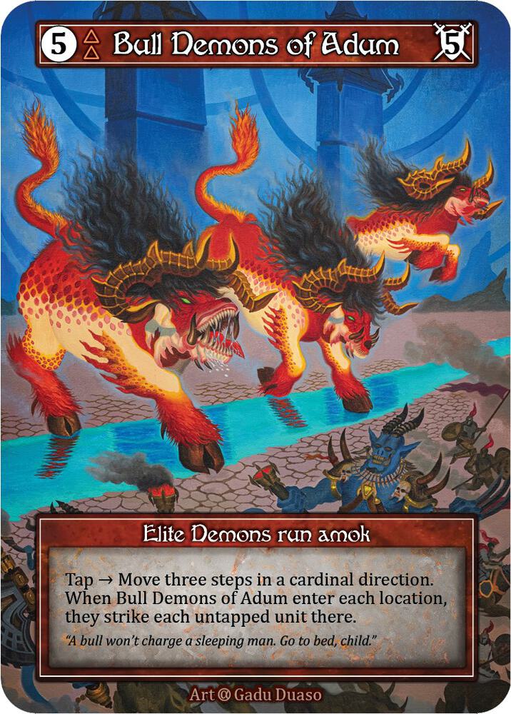 Bull Demons of Adum - Alpha (Foil)