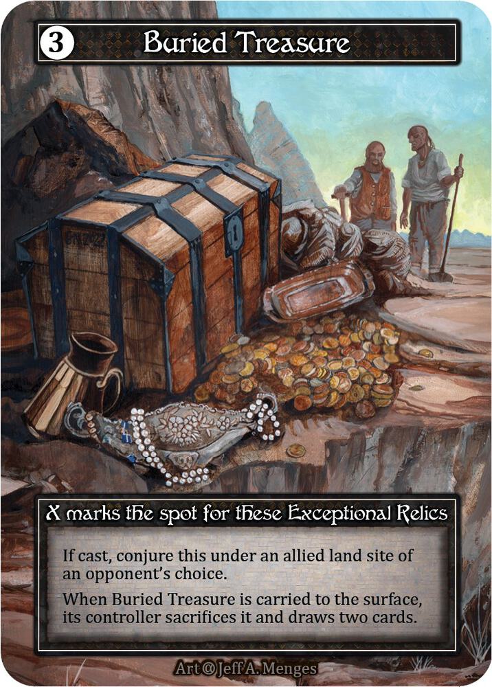 Buried Treasure - Alpha (Foil)
