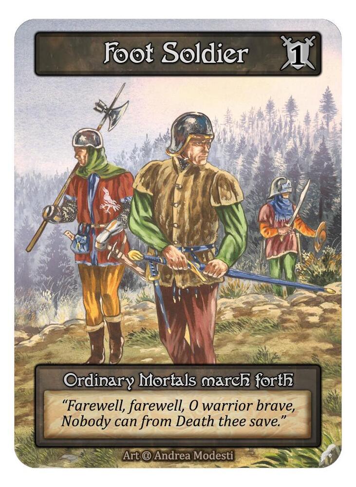 Foot Soldier (1) (Box Topper) - Alpha (Non-Foil)