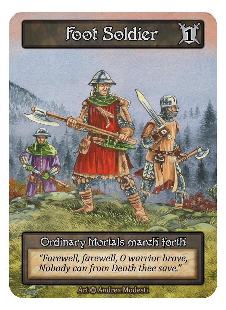 Foot Soldier (3) (Box Topper) - Alpha (Non-Foil)