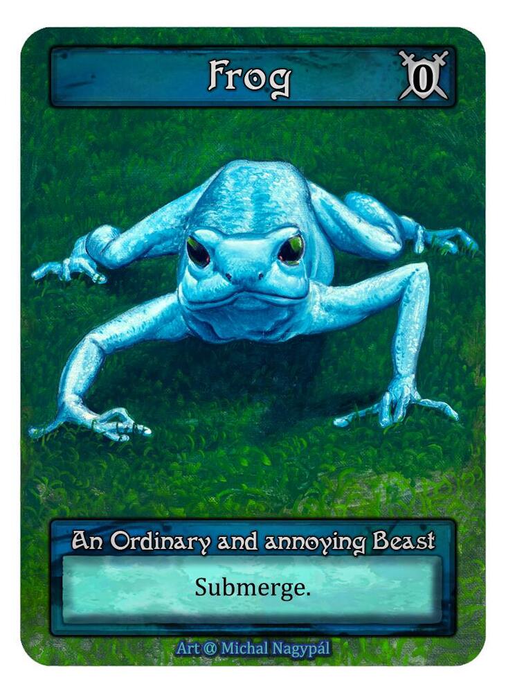 Frog (Blue) (Box Topper) - Alpha (Non-Foil)