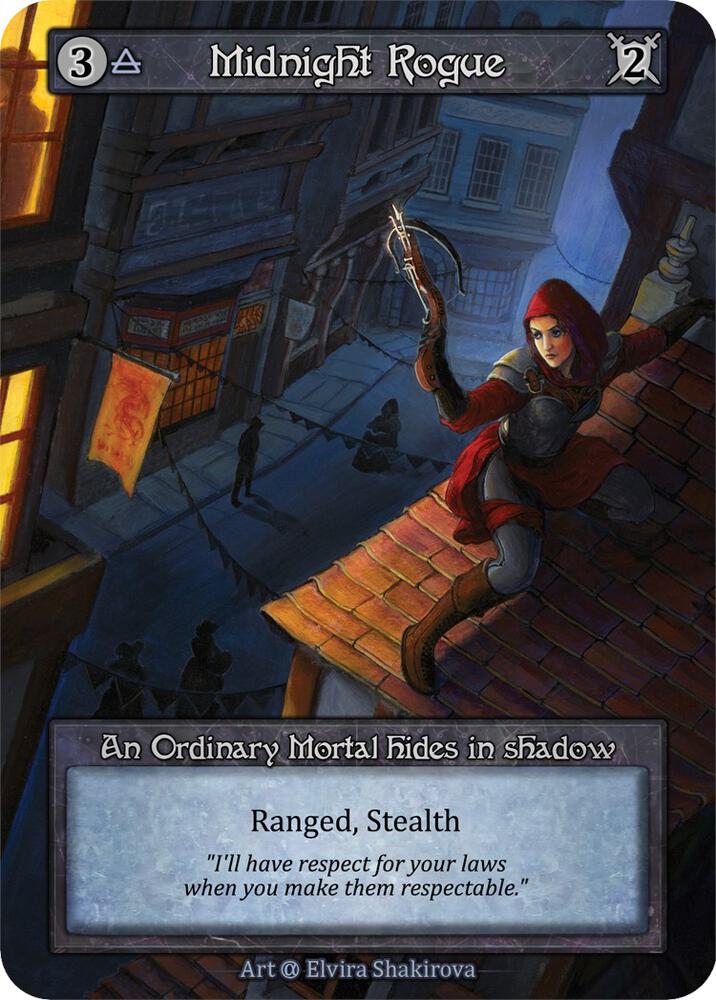 Midnight Rogue (Preconstructed Deck) - Alpha (Non-Foil)