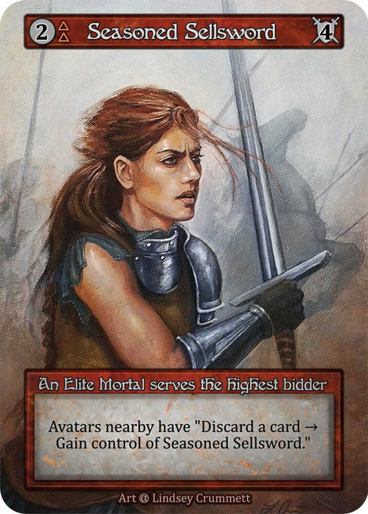 Seasoned Sellsword - Alpha (Non-Foil)