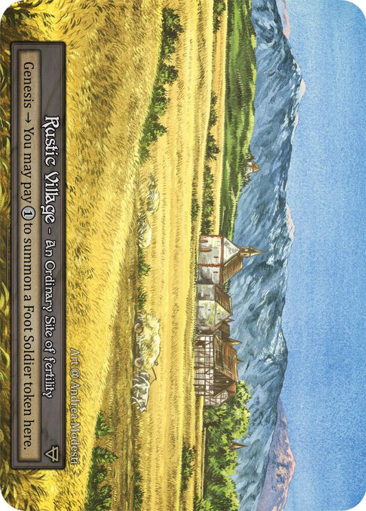 Rustic Village (Preconstructed Deck) - Alpha (Non-Foil)