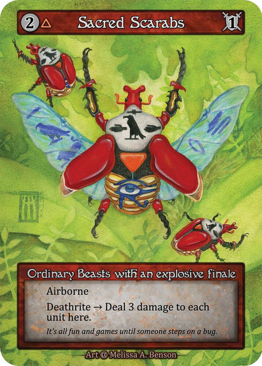 Sacred Scarabs (Preconstructed Deck) - Alpha (Non-Foil)
