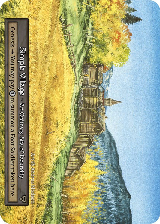 Simple Village - Alpha (Non-Foil)