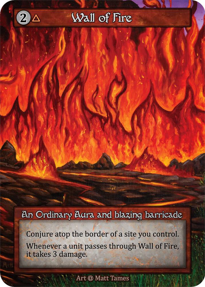 Wall of Fire - Alpha (Non-Foil)