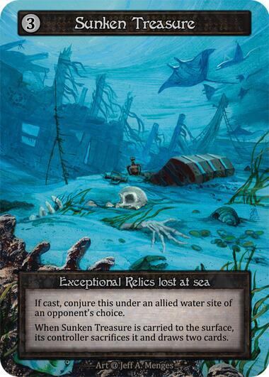 Sunken Treasure (Preconstructed Deck) - Alpha (Non-Foil)