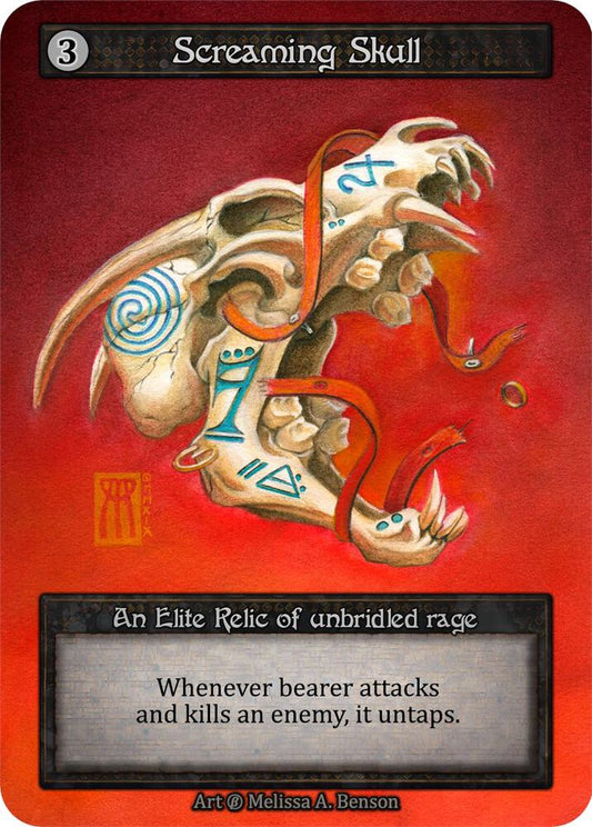 Screaming Skull - Beta (Non-Foil)