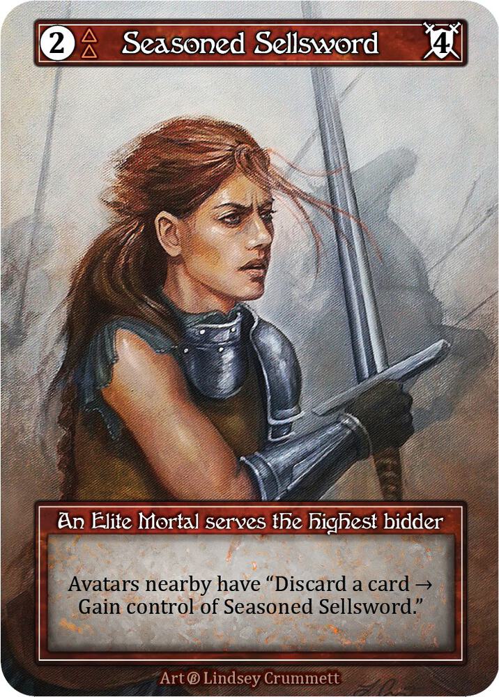 Seasoned Sellsword - Beta (Foil)