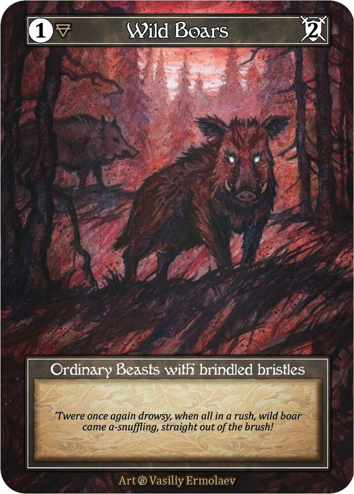 Wild Boars - Beta (Foil)