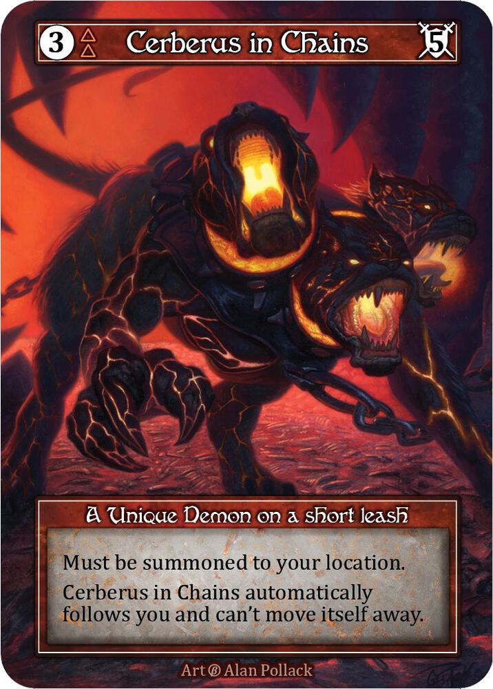 Cerberus in Chains - Beta (Foil)