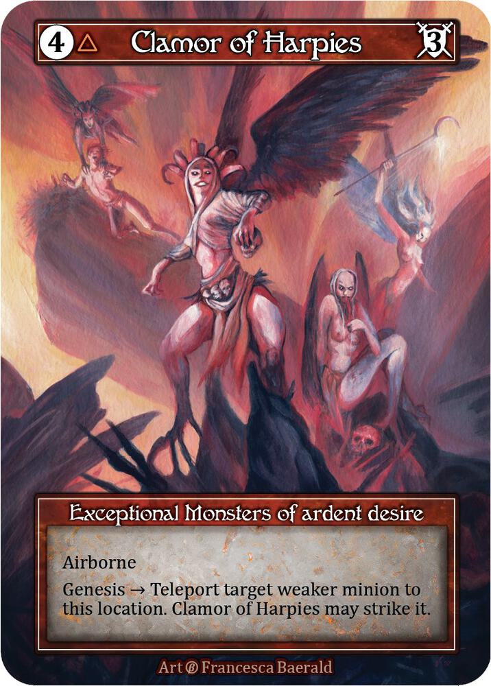 Clamor of Harpies - Beta (Foil)
