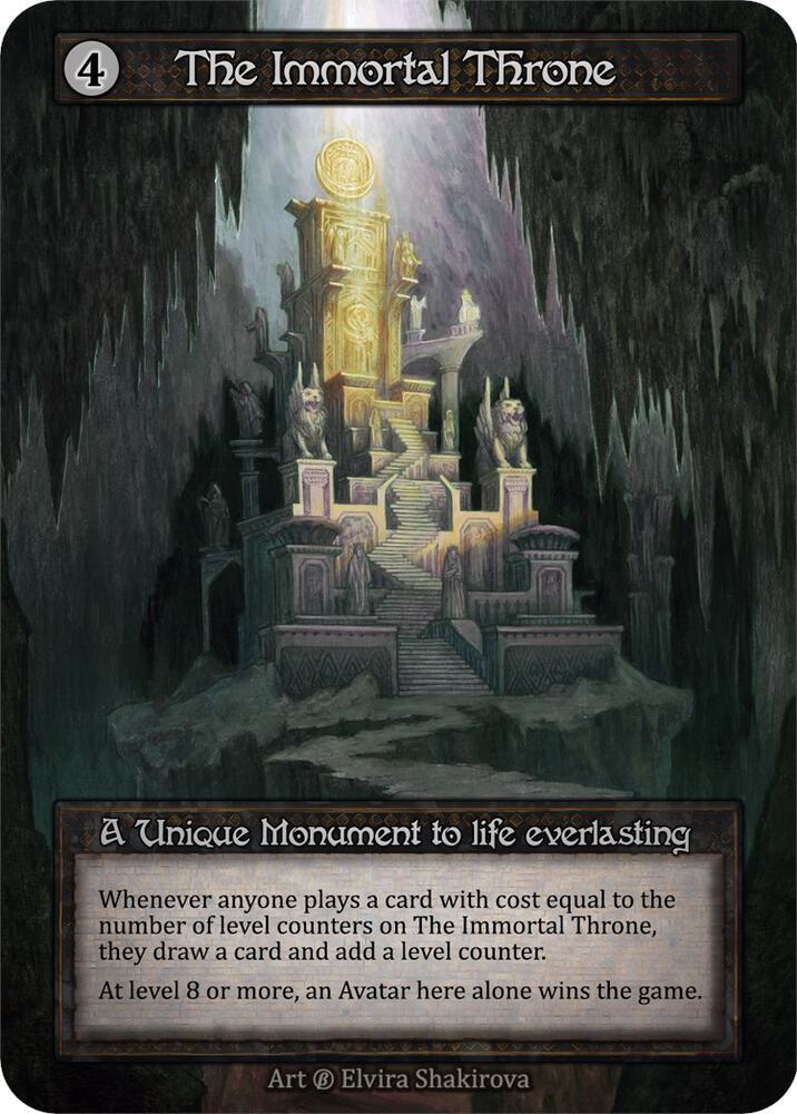 The Immortal Throne - Beta (Non-Foil)