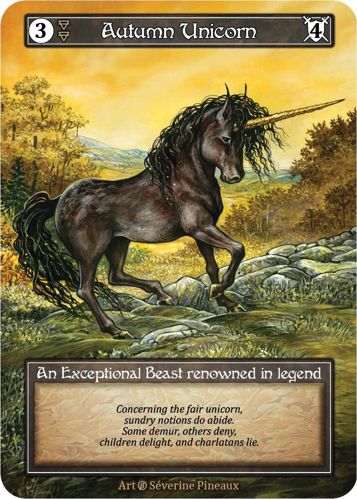 Autumn Unicorn - Beta (Foil)