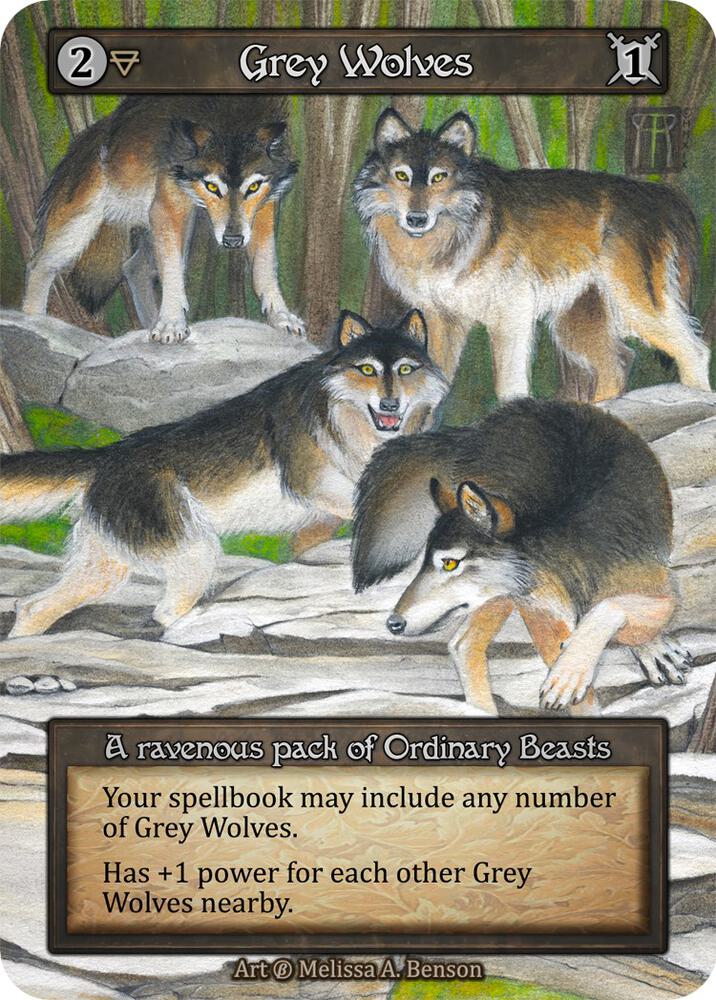 Grey Wolves - Beta (Non-Foil)