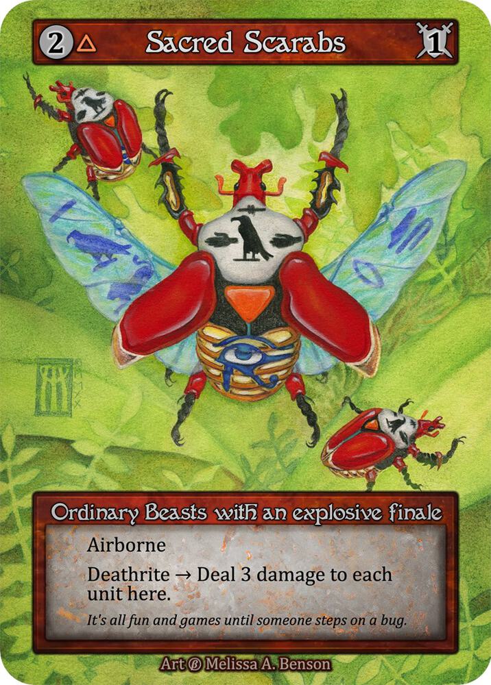 Sacred Scarabs - Beta (Non-Foil)