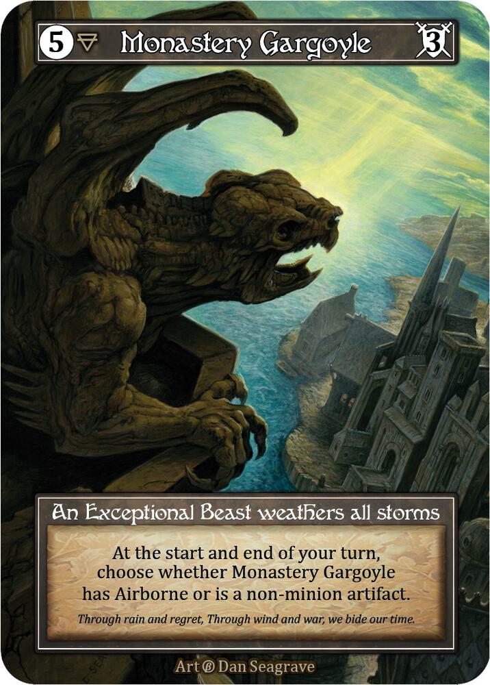 Monastery Gargoyle - Beta (Foil)