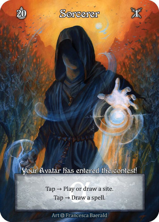 Sorcerer (Foil) (Box Topper) - Alpha (Foil)