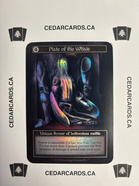 Plate of the whale (foil)