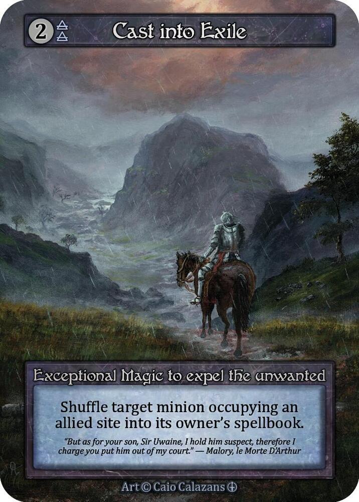 Cast into Exile - Arthurian Legends (Non-Foil)