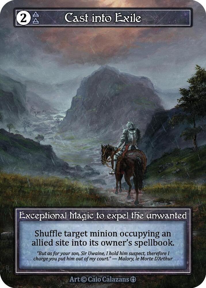 Cast into Exile - Arthurian Legends (Foil)