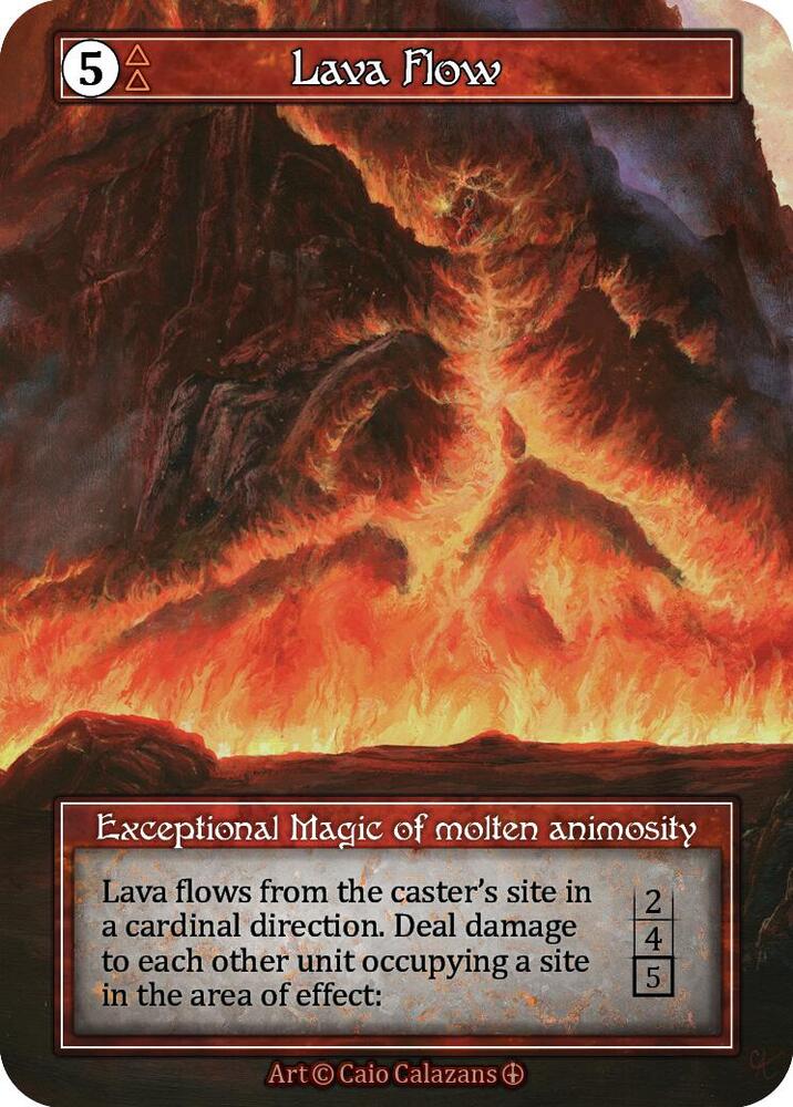 Lava Flow - Arthurian Legends (Foil)